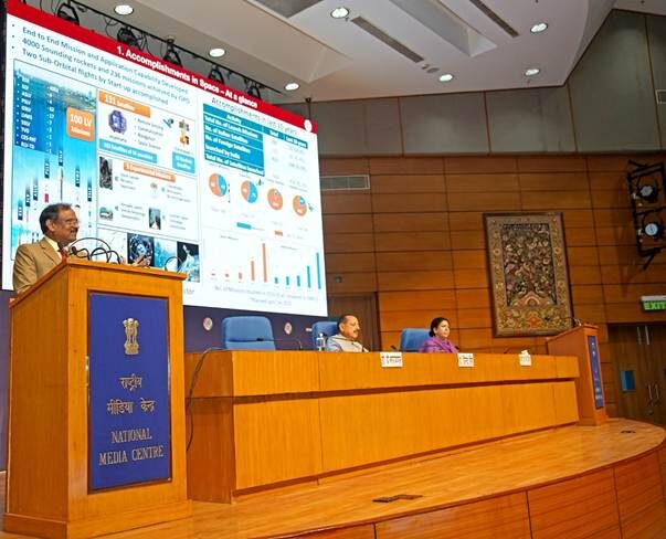 भारत का पहला मानव अंतरिक्ष मिशन गगनयान 2027 में लॉन्च के लिए तैयार। डॉ. जितेंद्र सिंह ने मिशन की प्रगति, तकनीकी तैयारी और लागत-दक्षता की दी जानकारी। जानें भारत की अंतरिक्ष यात्रा की अगली छलांग।